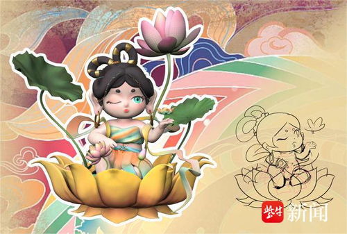 國潮新風尚 敦煌元素融入動漫手辦，00后設計師驚艷廣告設計界